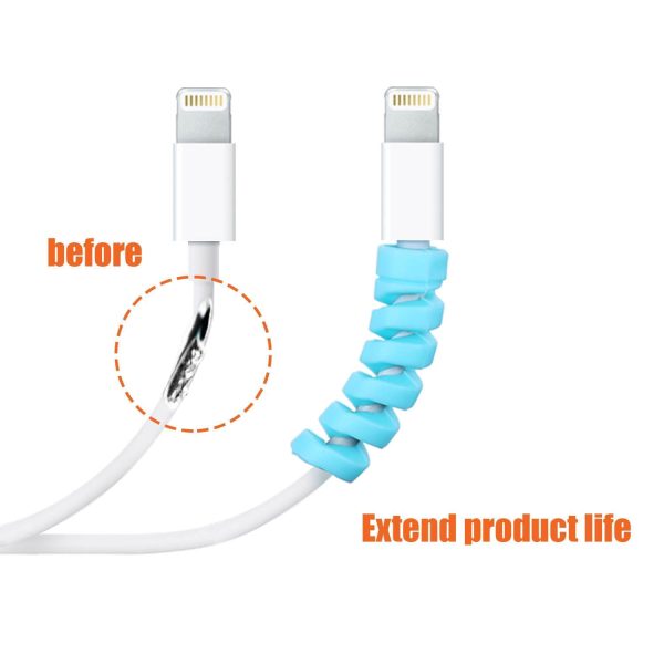 4 Pieces Spiral Charger Wire Cable Protector - Image 2