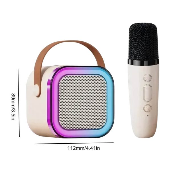 K12 Portable Karaoke Machine with Bluetooth & Wireless Mics - Image 7