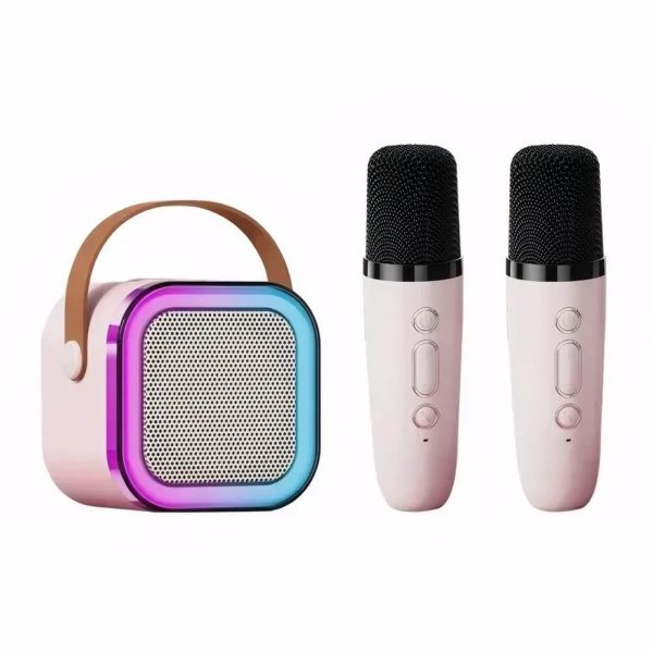 K12 Portable Karaoke Machine with Bluetooth & Wireless Mics - Image 3