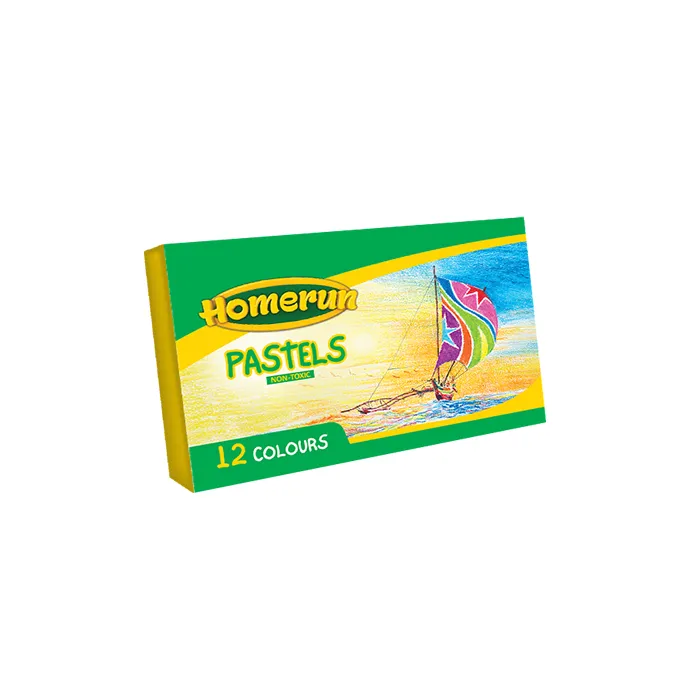 Homerun Pastel Colours Set – 12 Soft Pastel Colour for Art & Drawing