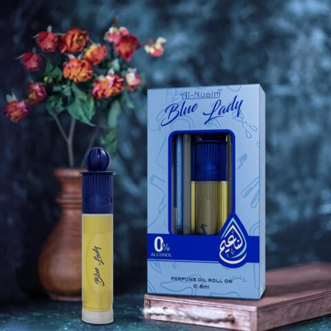 Blue Lady Attar Roll-On 6ml – Fresh Floral Alcohol-Free Perfume Oil