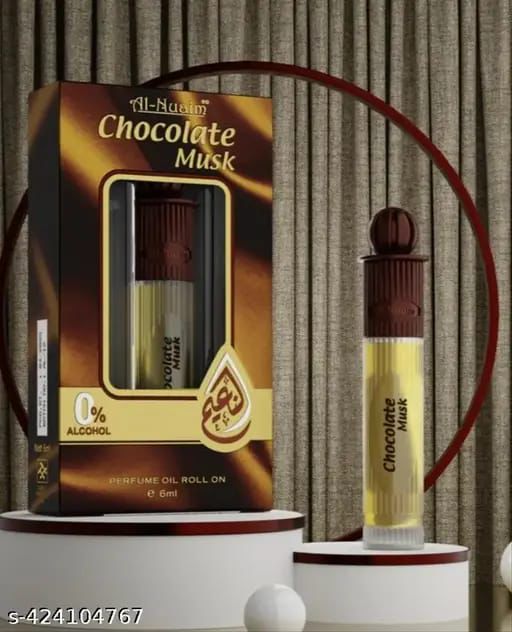 Chocolate Musk Attar Roll-On 6ml – Sweet Warm Alcohol-Free Perfume Oil
