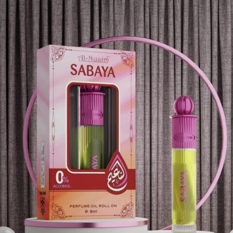 Sabaya Attar Roll-On 6ml – Sweet Floral Alcohol-Free Perfume Oil