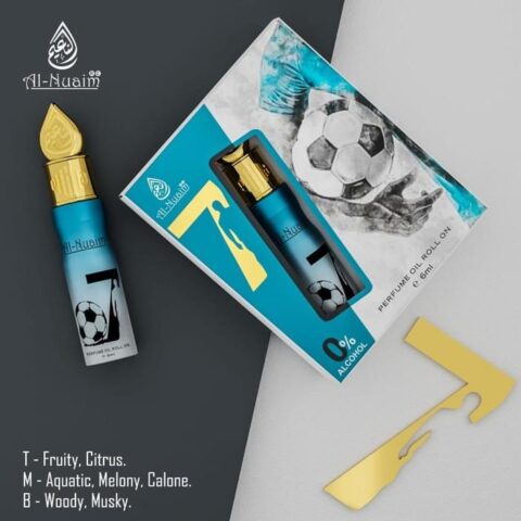 Al-Nuaim Football Perfume Oil Roll On 6ml – Long Lasting Alcohol Free Attar for Men & Women