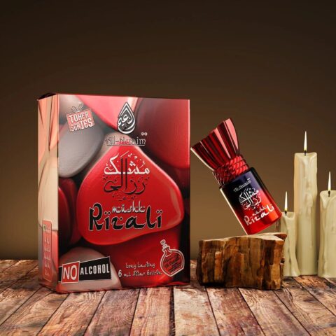 Al-Nuaim Mushk Rizali Attar Roll On 6ml – Long Lasting Alcohol Free Perfume Oil for Men & Women