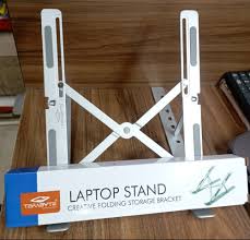 Creative Folding Laptop Stand – Adjustable Portable Aluminum Laptop Holder for Desk & Office