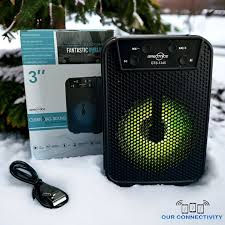 GTS-1345 Wireless Speaker – Portable Bluetooth Speaker with FM Radio & RGB Light