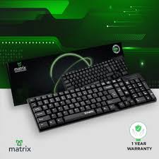 MIKUSO Wired Combo Keyboard and Mouse – USB Plug & Play Keyboard Mouse Set for PC & Laptop