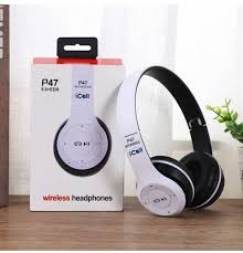 P47 Wireless Headphones – Bluetooth Stereo Headset with FM Radio & SD Card Support