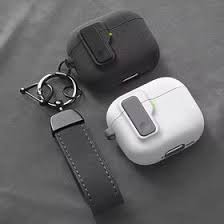 Protective Case for AirPods Pro 1/2 – Shockproof Silicone Cover with Keychain