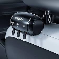 RECRSI 3 in 1 Car Charger CAR-E3 – Fast Charging Car Adapter with Multi Charging Cable