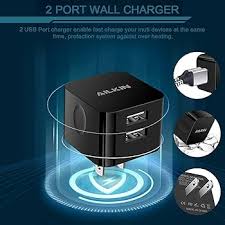 RECRSI USB Charger CH-027 3.1A Fast Charging Adapter for Smartphones & Tablets