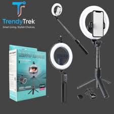 Ring Light with Tripod P20D-2 – LED Selfie Ring Light Stand for Video Recording & Live Streaming