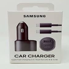 Samsung Dual Port Car Charger – Fast USB & Type-C Car Charging Adapter