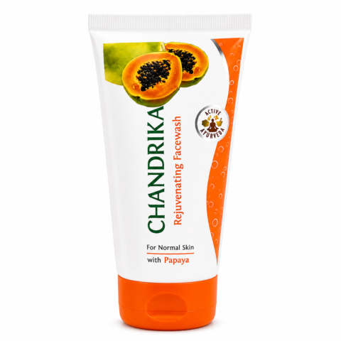Chandrika Rejuvenating Facewash– For Normal Skin with Papaya -100g